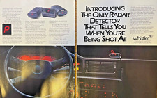 1988 Magazine Advertisement Whistler Radar Detectors
