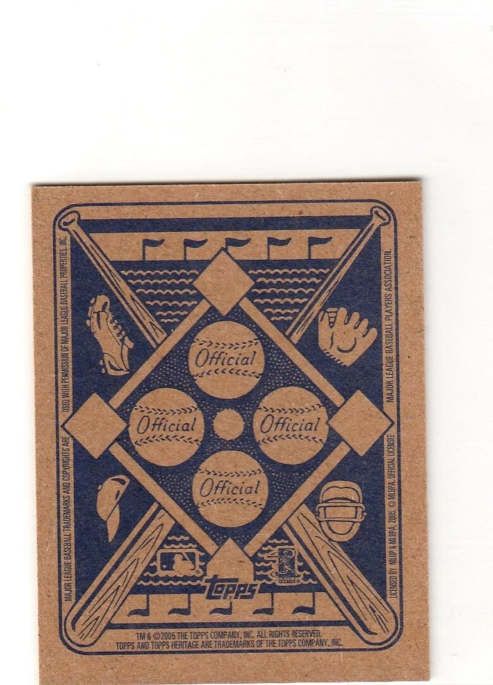 2005 Bowman Heritage 51 Topps Heritage Blue Backs #45 Roy Oswalt 041-J - Image 2 of 2