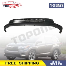 Front Bumper Cover Lower Grille Black For 2014-2016 Toyota Highlander 521290E010