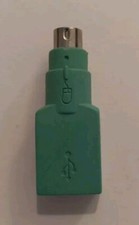 MICROSOFT USB Female to PS/2 Male Adapter Converter for Mouse PS2