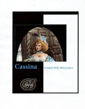 1:12 Miniature Art Doll Dressing ~ Dana Burton~ CASSINA TUTORIAL/PATTERN U-Print