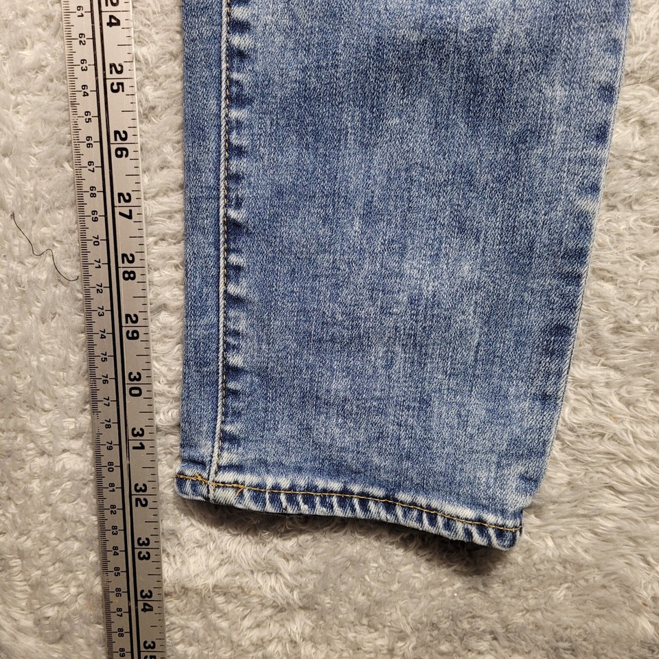 American Eagle Jeans Mens 32x34 Distressed Slim Flex Fit Blue eBay