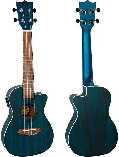 Flight Gemstone Series, 4-String Electro-Acoustic Concert Ukulele, Topaz - Image 4 of 4