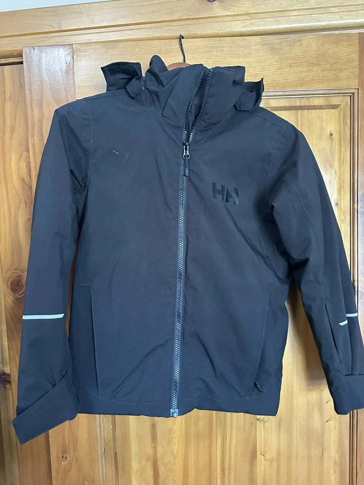 Куртка лыжная Helly Hansen Juniors' Quest - 990 черная - размер 10 - Изображение 2 из 4