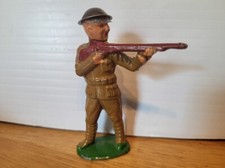 VERY NICE 1930s BARCLAY 707 LEAD DIME STORE G.I. SOLDIER STANDING SHARPSHOOTER