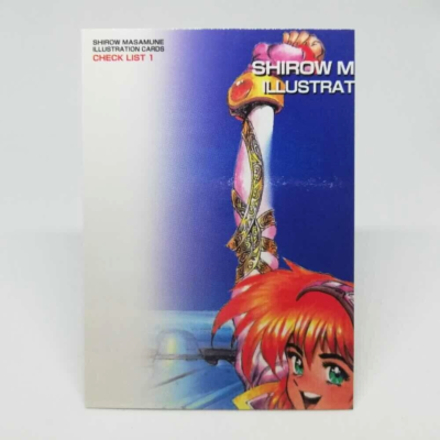 128 Illustrations SHIROW MASAMUNE illustration Card epoch JAPAN