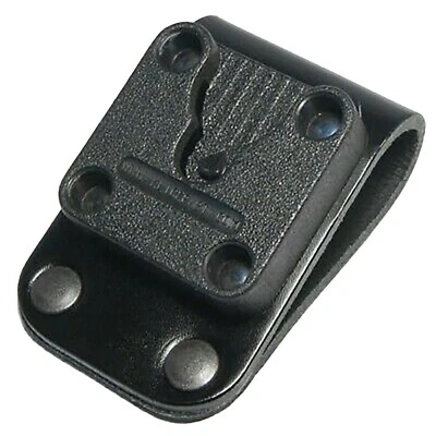 Peter Jones Leather belt loop to fit up to 50mm belt + Klick Fast dock Klickfast