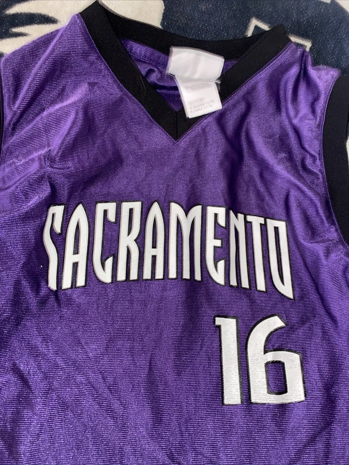 CAMISETA DE BALONCESTO SACRAMENTO KINGS PEJA STOJAKOVIC NBA JUVENIL De Colección 2001 Equipo L Foto 3 de 4