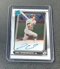2021 Panini Donruss Optic Jake Cronenworth Rated Rookie Auto