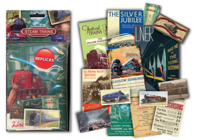 Steam Trains nostalgic memorabilia pack (mp)