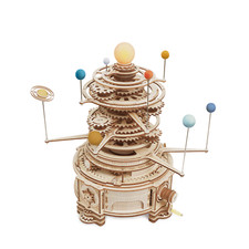 ROKR 3D-Holz-Puzzle Solar System - Planetary Orbits / "Mechanical Orrery"