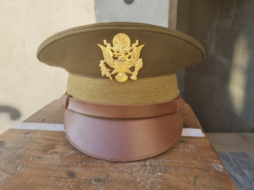 U.S. WWII Officer Visor Crusher Cap 