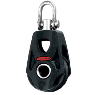 Ronstan 30 mm Orbit Single Becket Schwenkblock