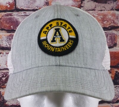 App State Mountaineers Legacy 92 Adjustable Trucker Hat Gray