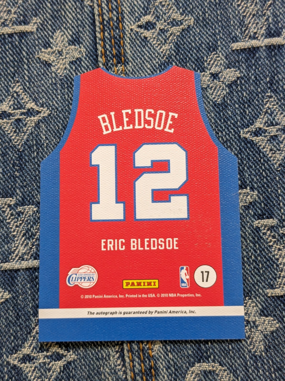 2010 Panini Threads Die Cut Jersey Eric Bledsoe On Card Auto 45/111 eBay