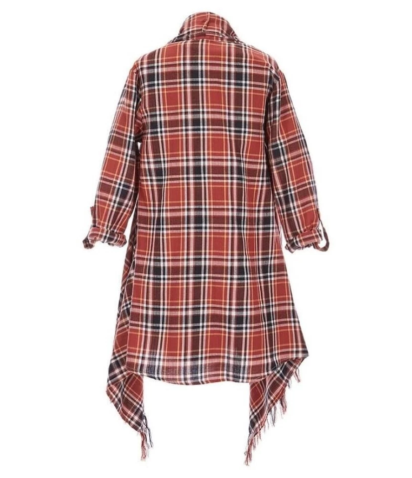 Новый с Ярлыками редкая издания девочек 12 клетку кардиган короткий рукав черный платье комплект ожерелье - Изображение 3 из 4