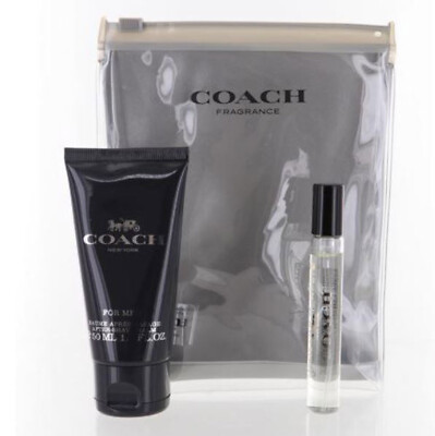 COACH NEW YORK MEN 2 PIECE GIFT SET - 0.25 OZ EAU DE TOILETTE