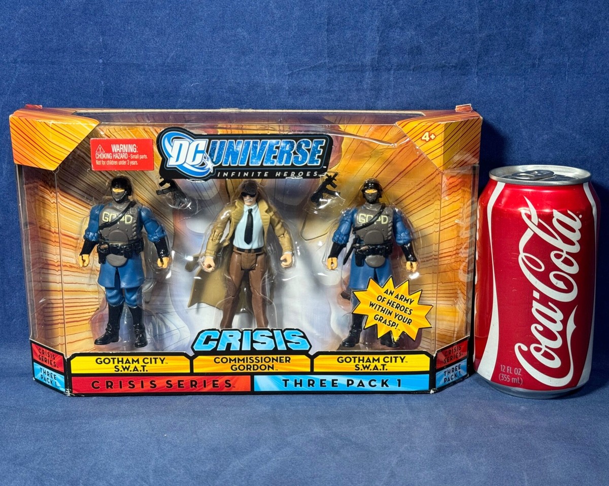 COMMISSIONER GORDON & 2 GOTHAM CITY S.W.A.T. - DC UNIVERSE CRISIS