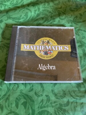 Mathematics algebra      tested VINTAGE PC GAME Shelf62M