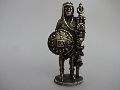 50 mm '' Metallfigur EU / Römer / Vexilarius / Altsilber / 2-3 Kennung