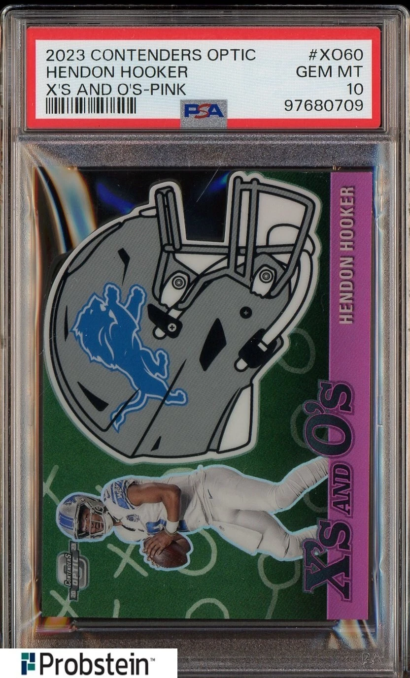 Hendon Hooker Panini Contenders Optic Xs and Os #XO60 Pink