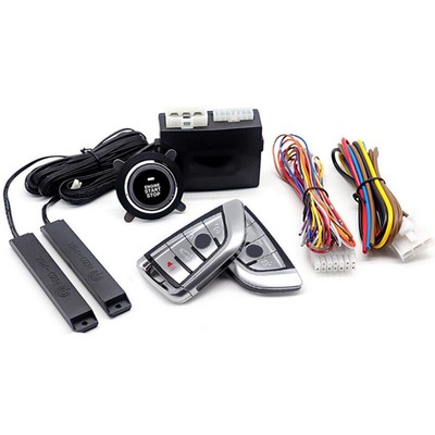 Car Keyless Entry Engine Start Alarm System Push Button Mobile Phone APP Control