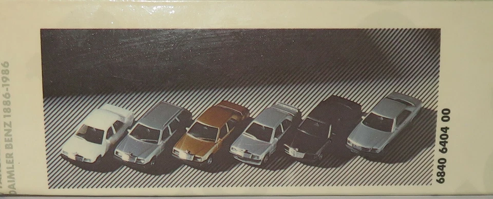 Set 6 Modelli Herpa 100 Anni Daimler-Benz 1886-1986 190 E 300 Te 300 500 Si Sec - Immagine 2 di 4