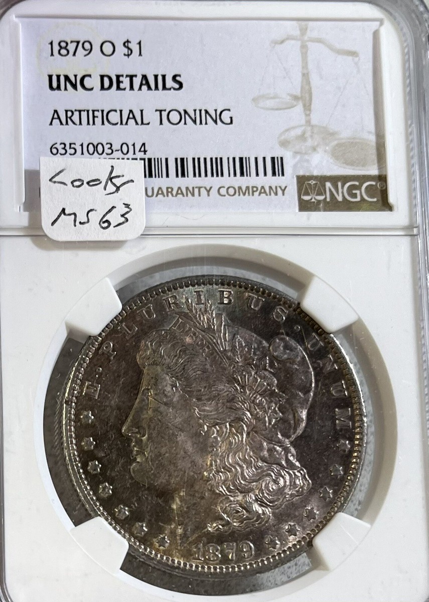 1879 S モルガン銀貨 UNC DETAILS 1879-O NGC Unc. Details! Morgan Silver Dollar | eBay