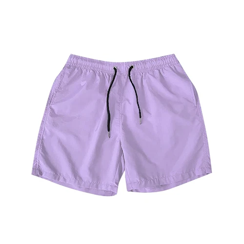 Herren Freizeit Lose Shorts Taschen Kordelzug Einfarbig Strand Basic Shorts - Bild 16 von 64