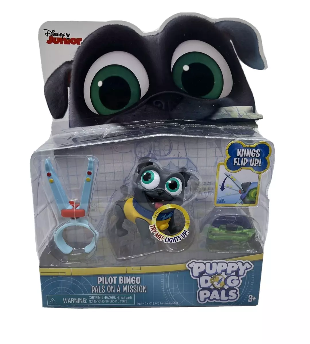 Puppy Dog Pals Light Up Pals On A Mission Pilot Bingo Action
