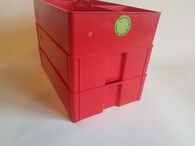 LEGO 791-1 793-1 Storage Box Blue Red lot Universal Building Set Supplemental