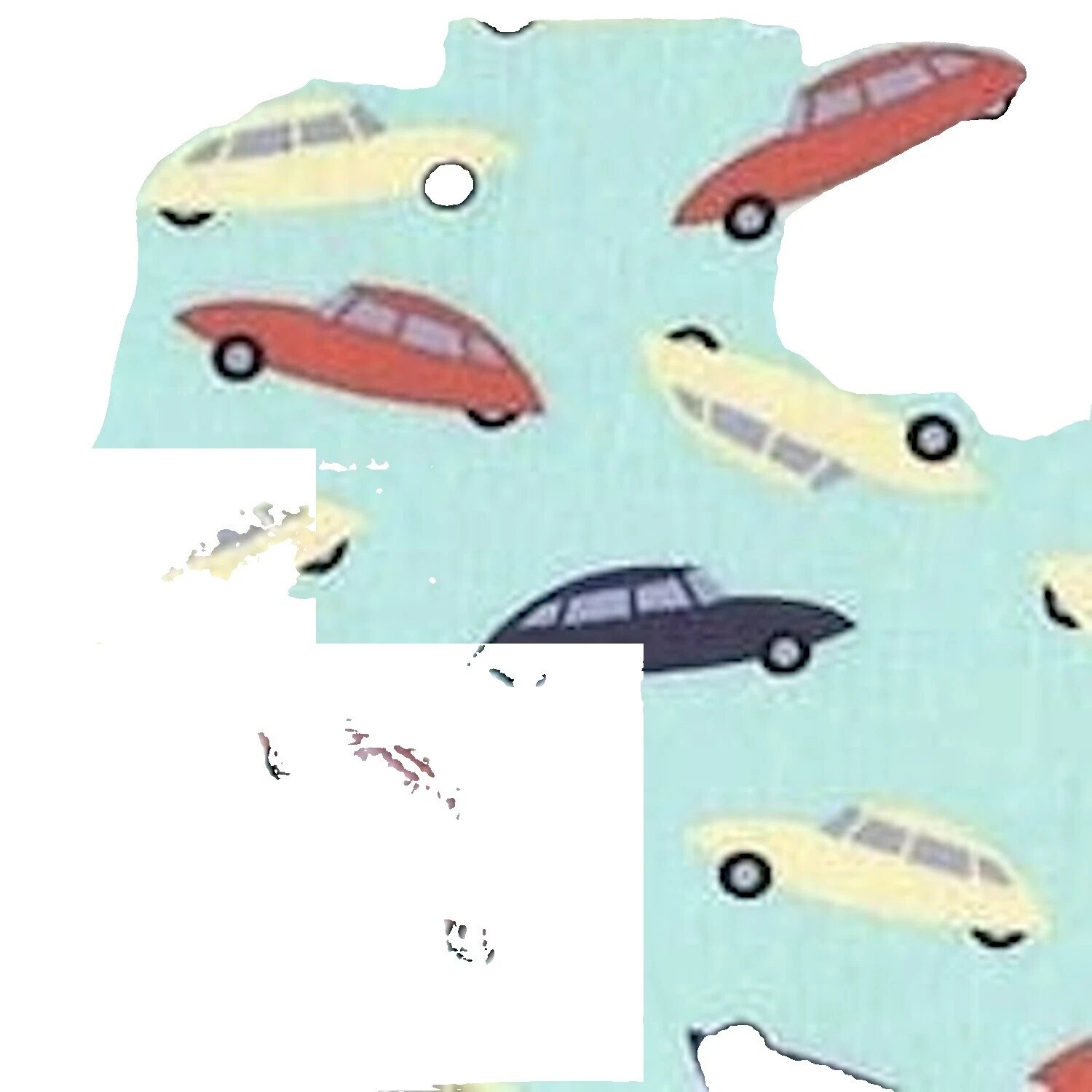 Coche De Algodón/Auto telas artesanales de Tapicería