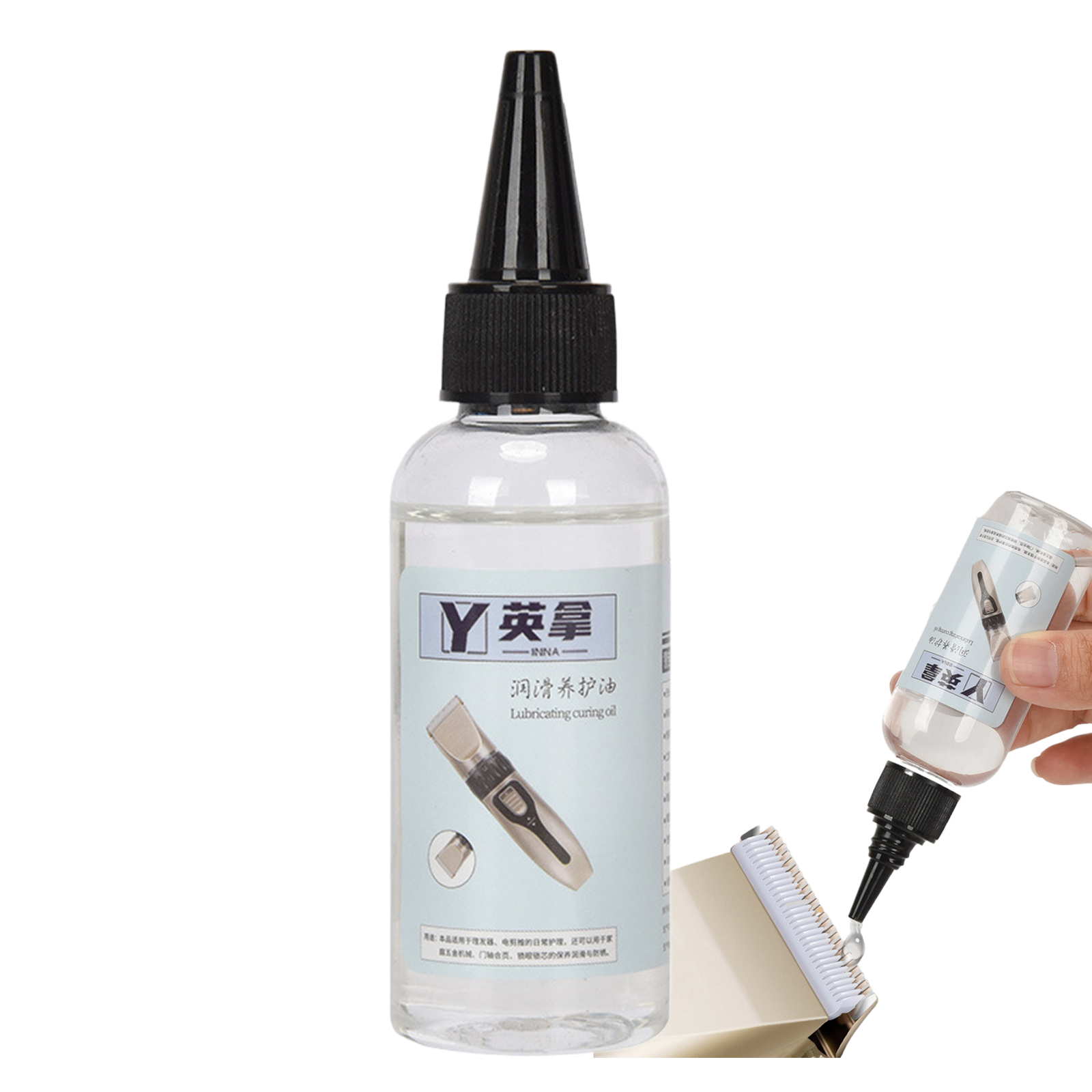 60ml Hair Clipper Lubricant Oil Blade Lube For Shaver Trimmer Grooming Machine