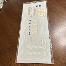 Private Stock 965-2 1/25 Scale #75 Remington Arms Thunderbird NASCAR Decal