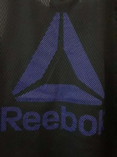 Reebok Singlet Top Size M Quick Dry Speedwick Racer back Black Activewear - Picture 7 of 14
