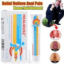 Hemorrhoids Remove Ointment Herbal Cream Relief Piles Pain Reduce Itching 42.5g