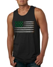 Weed US Flag Weed Men Tank Top