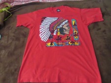 VTG Screen Stars Colorado native american Single Stitch 90s 50/50 Sz L