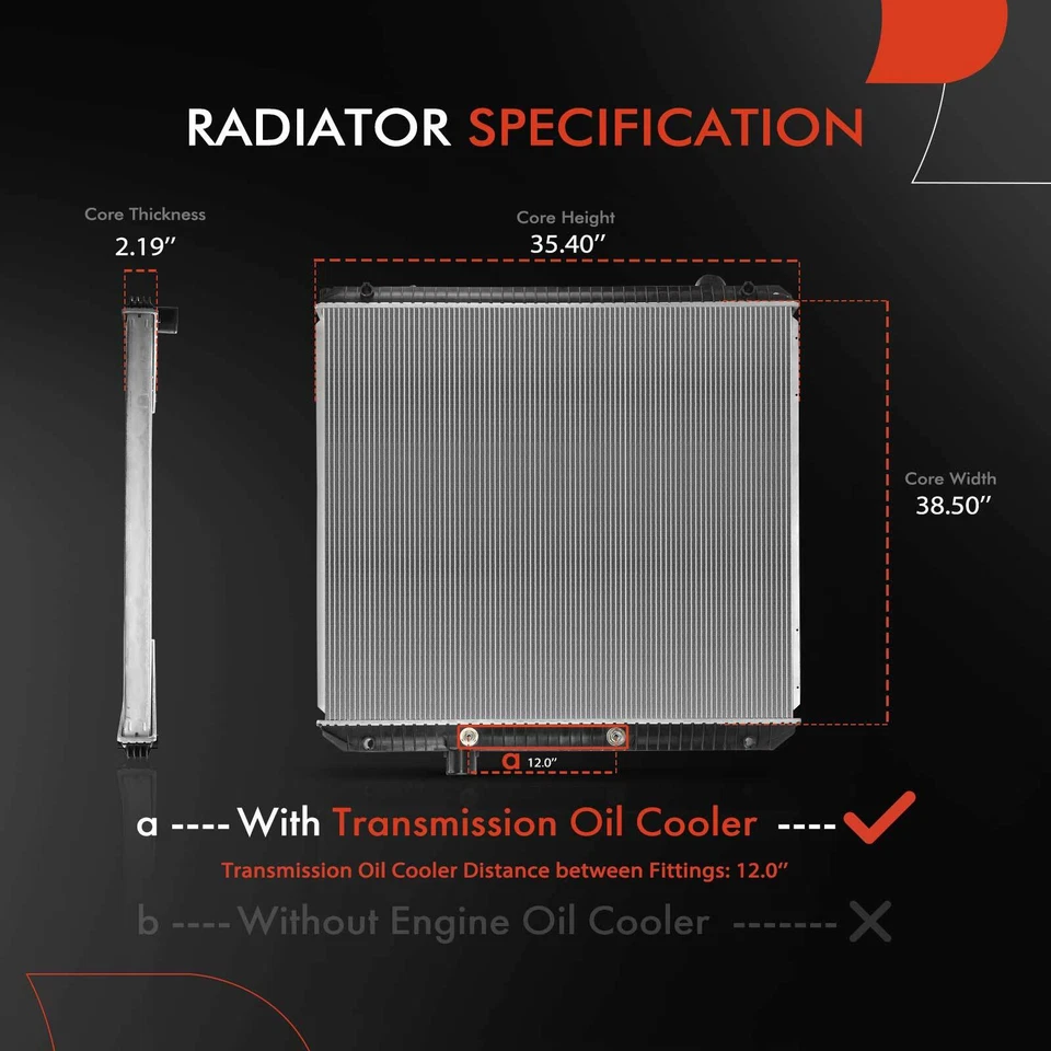 Radiador para Cosechadora Internacional 8500 8600 TranStar ProStar 08-11 2594850C91 Foto 2 de 4