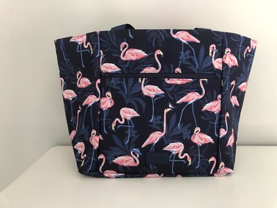 Vera Bradley NWT ReActive Drawstring Family Tote Bag FLAMINGO🦩PARTY  Tropical