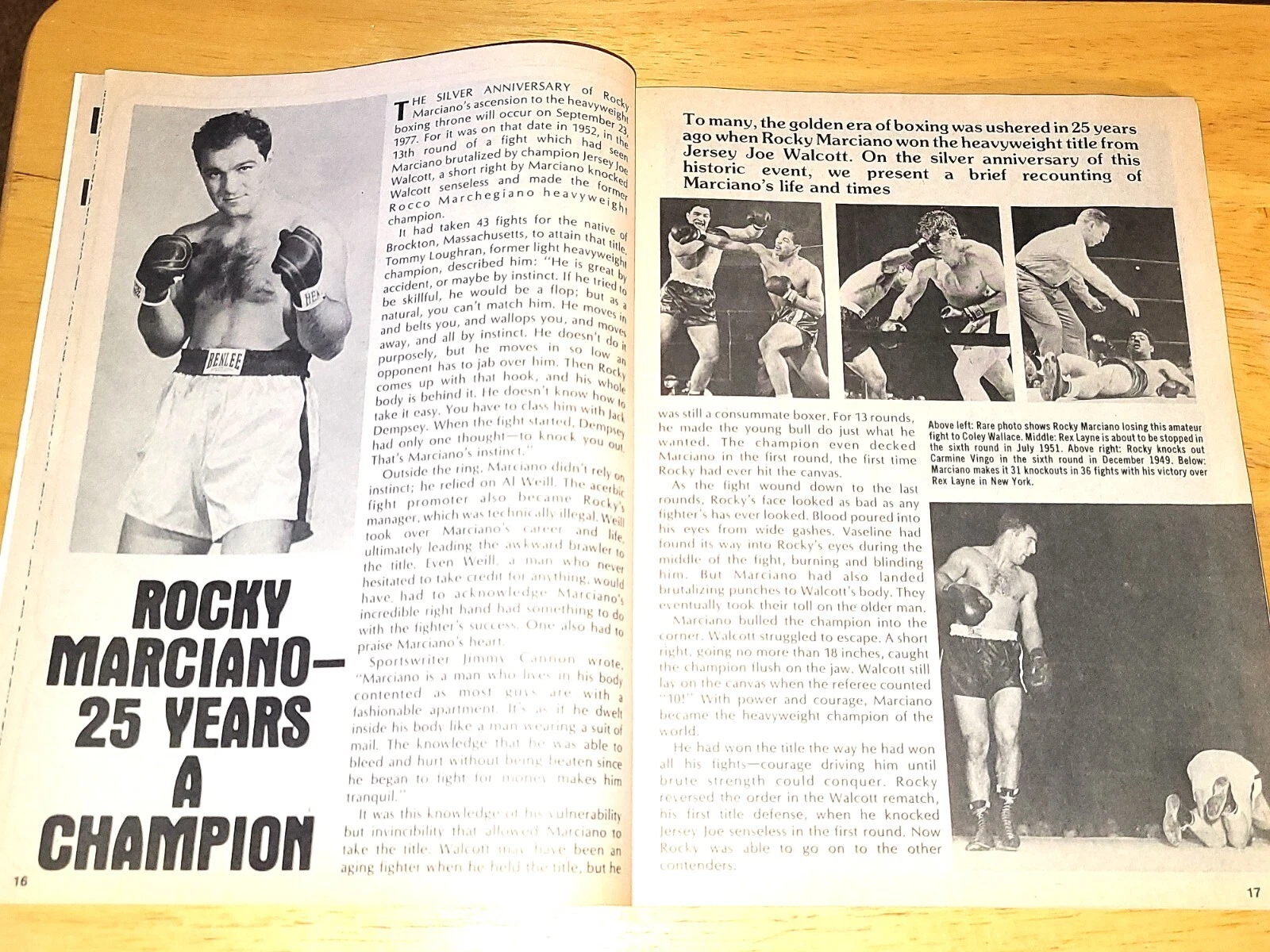 Knockout Boxing Magazine Fall 1988 Tyson/Ali/Spinks Cover Newsstand Ed. FINE/VF - 画像4/5