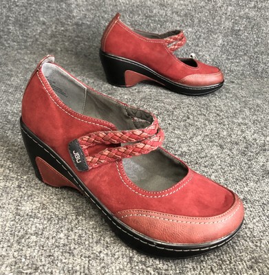 jbu red shoes