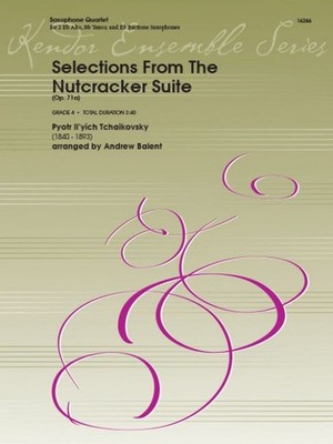 Auswahl aus der Nussknacker-Suite Partitur und Stimmen 4 Saxophone (AATBar) (adva