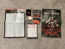 Promo Warhammer 40000 Games Workshop dice bag cards poster wrist band  lot
