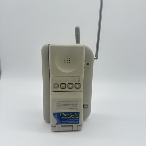 Motorola Flip Fone Cordless Telephone Model 210 Secure Clear *Read Description - Afbeelding 16 van 19