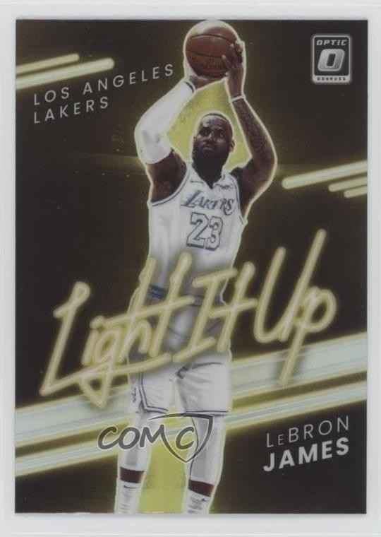 2021-22 Panini Donruss Optic Light It Up Holo Prizm LeBron James #11
