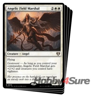 Angelic Field Marshal X4 M/NM Magic: The Gathering MTG Commander Masters