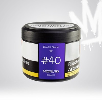 Nameless 200g Black Nana #40 Shisha Tabak Wasserpfeifen Tabak Tobacco Traube