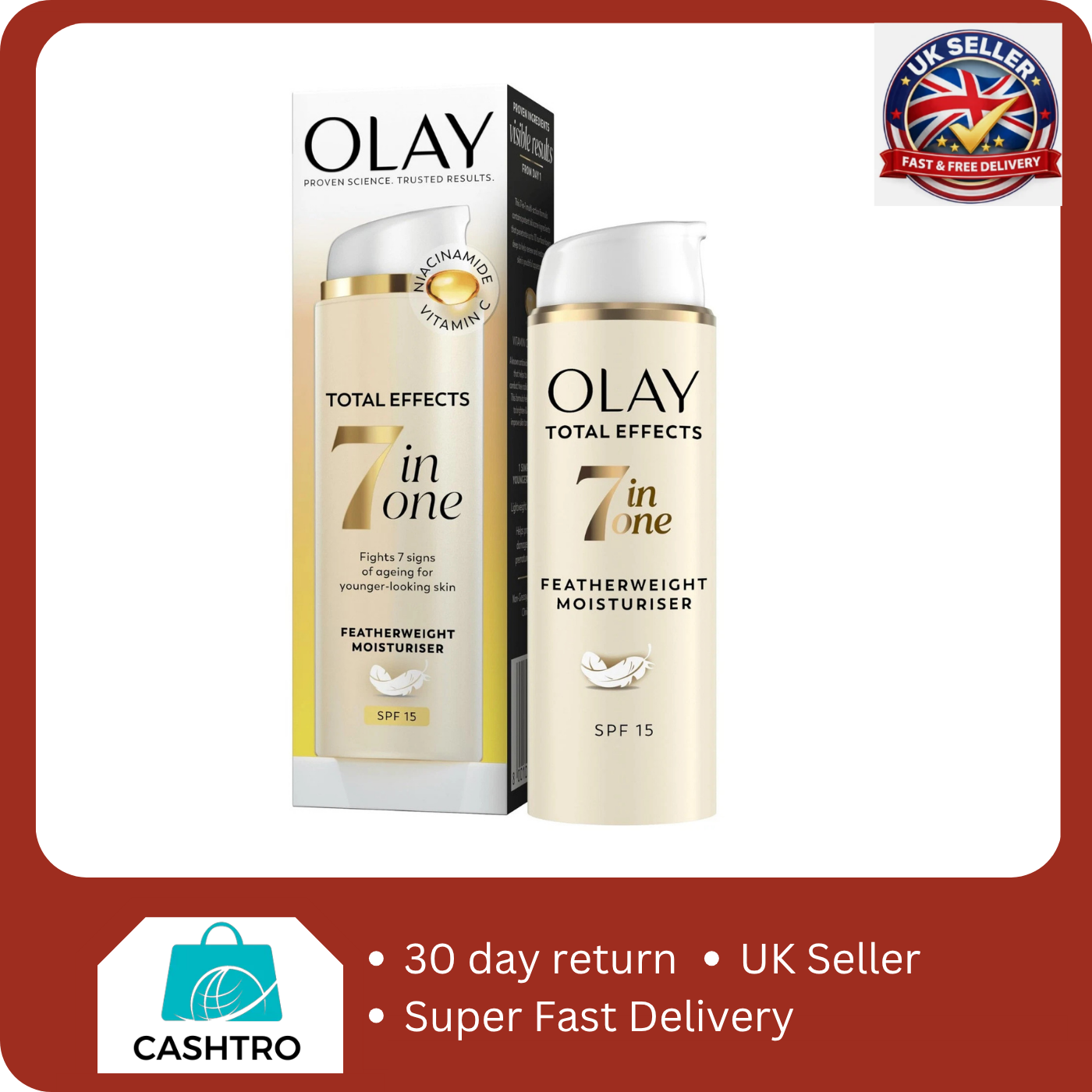 Olay Total Effects Featherweight 7 in 1 Anti-Ageing Day 50 ml