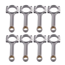 8x I-beam 5140 Connecting Rods Set 5.700 For Sbc Chevy 350 Bushed Floating Pin